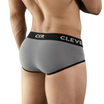 Серые хлопковые трусы-брифы Clever Piping Brief
