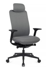 Кресло Riva Антлер EAN-001A Черный пластик/Серый