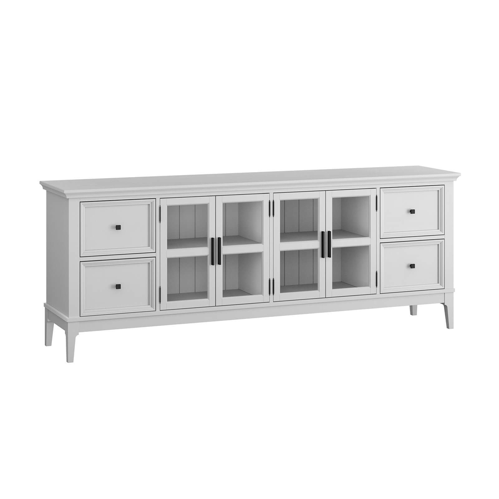 Тумба под ТВ «Квадро-С» из массива сосны 199.6*76.5*42 см