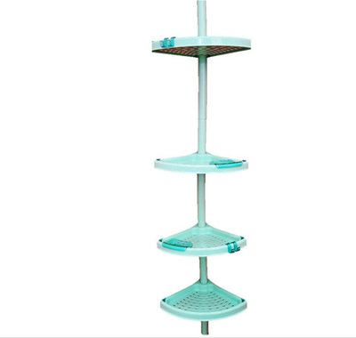 Полка угловая для ванной комн. "Prima Nova" № 02 зеленая размер 52х25х10 "КТ"