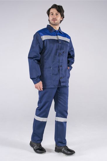 Костюм "Стандарт СОП" брюки (т.синий/василек)