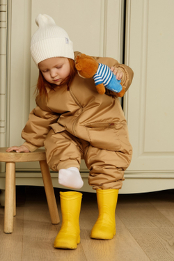 Демисезонный комбинезон бронза bloom