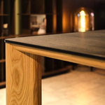 Стол обеденный Momo (200) массив бук + пластик