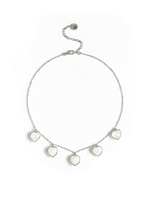 Чокер "Amour" с горным хрусталем Silver