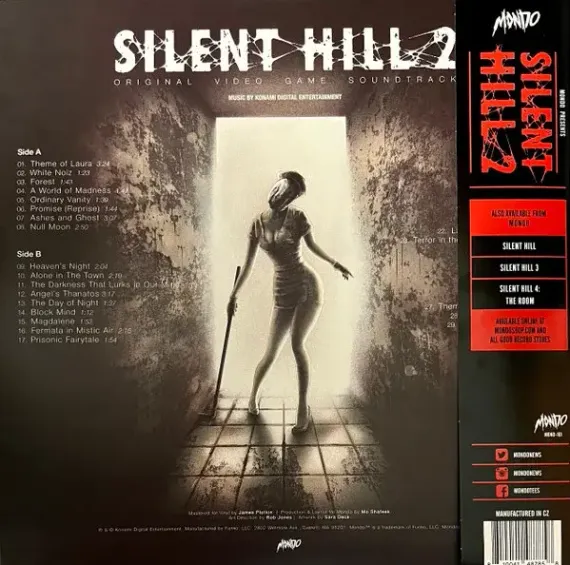OST - Akira Yamaoka – Silent Hill 2 - Silver - 2LP