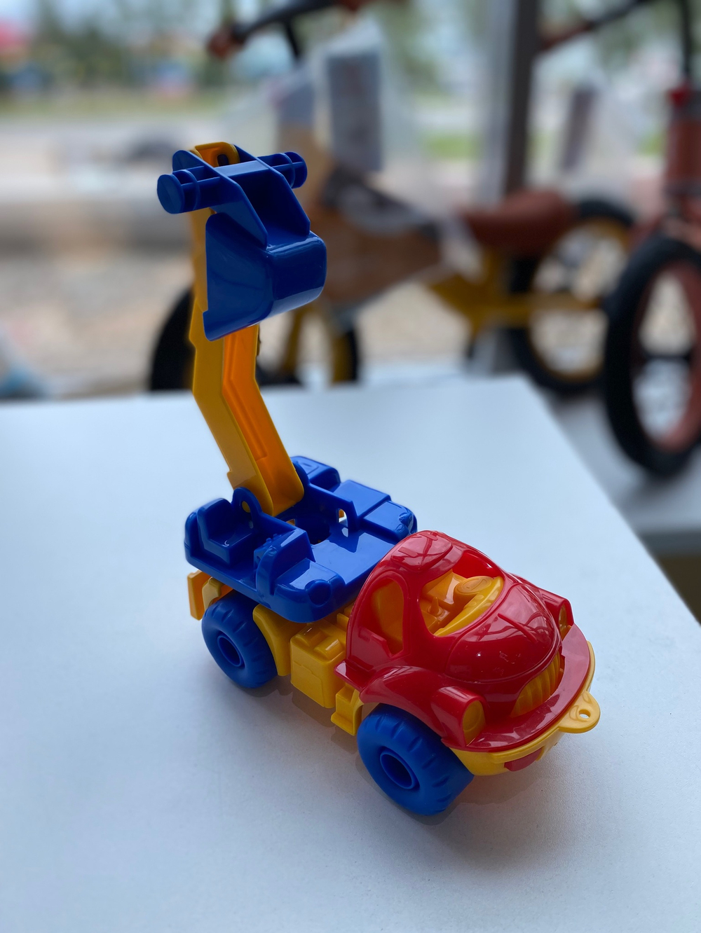 Машинка для малышей "Трактор-экскаватор Малыш"