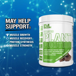 EVLution Nutrition, Stacked Plant Protein, Натуральный шоколад, 1,5 фунта (670 г)