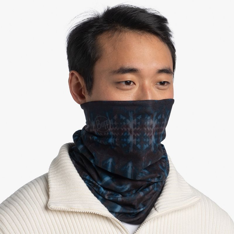 Шарф-труба с флисом двухсторонний Buff Polar Reversible Rowis Night Blue Фото 5