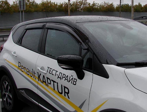 Дефлекторы боковых окон SIM для Renault Kaptur (2013-) арт.SREKAP1332