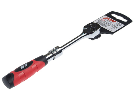 Ключ трещотка 1/4" 72 зуба 150-200мм телескопический JTC