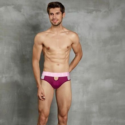 Мужские трусы тонги Doreanse баклажановые 1224