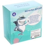 Мочалка детская полипропиленовая в красочной коробке «KARAPPPUZ House», цвет синий, d - 10см,30гр