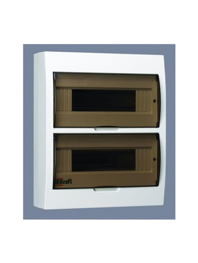 Корпус навесной ЩРН-П-24 24мод. IP41 пластик. DEKraft 31013DEK