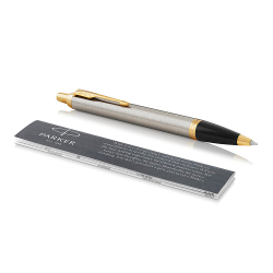 Parker IM Core - Brushed Metal GT, шариковая ручка, M