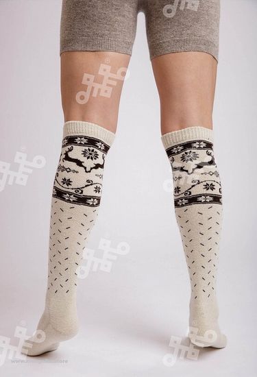 Гольфы из 100% монгольской шерсти