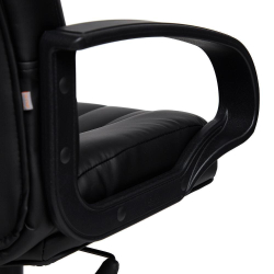 Кресло СН833 кож/зам, черный, 36-6