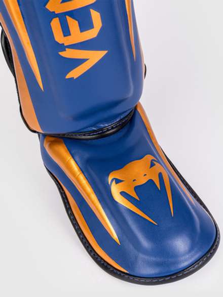 Щитки Venum Elite Blue/Black/Copper