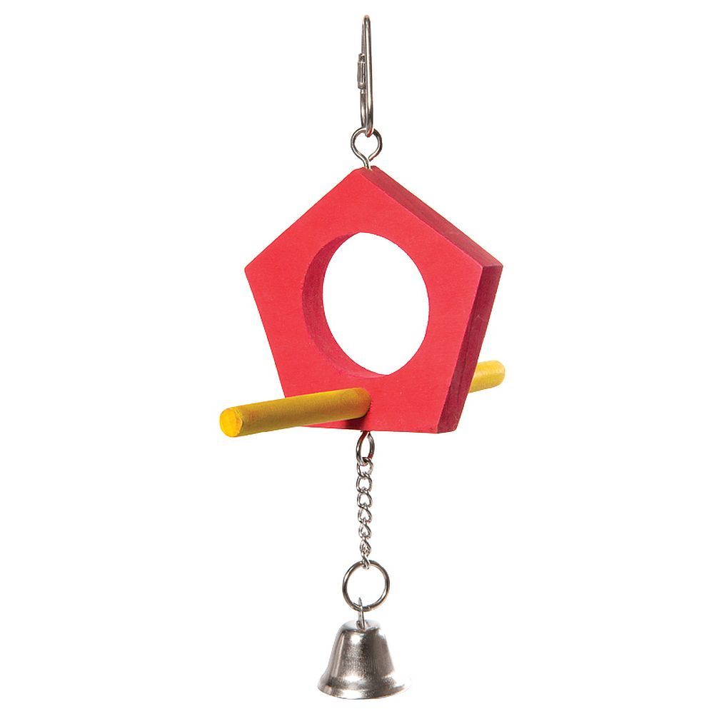 Игрушка TRIOL для птиц "Качели-домик", 175/205*125мм