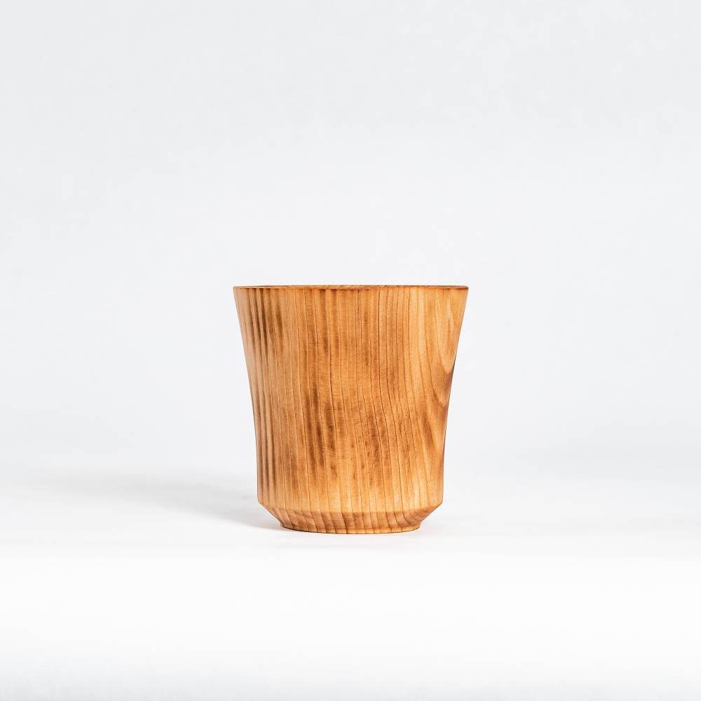 Деревянный стакан из кедра для напитков (детский) C47