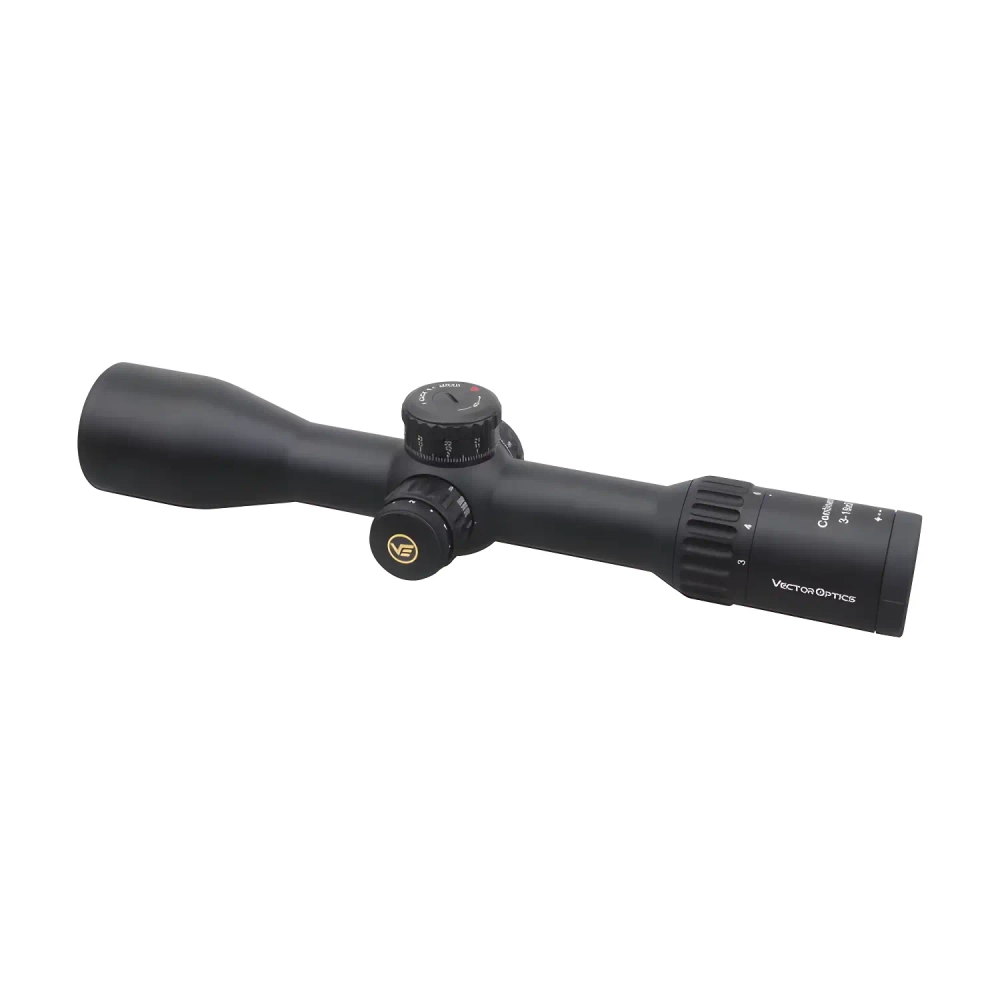 Оптический прицел Vector Optics Continental x6 3-18x50 34 мм FFP VEC-MBR (SCFF-43) - вид сбоку с барабанчиком настройки