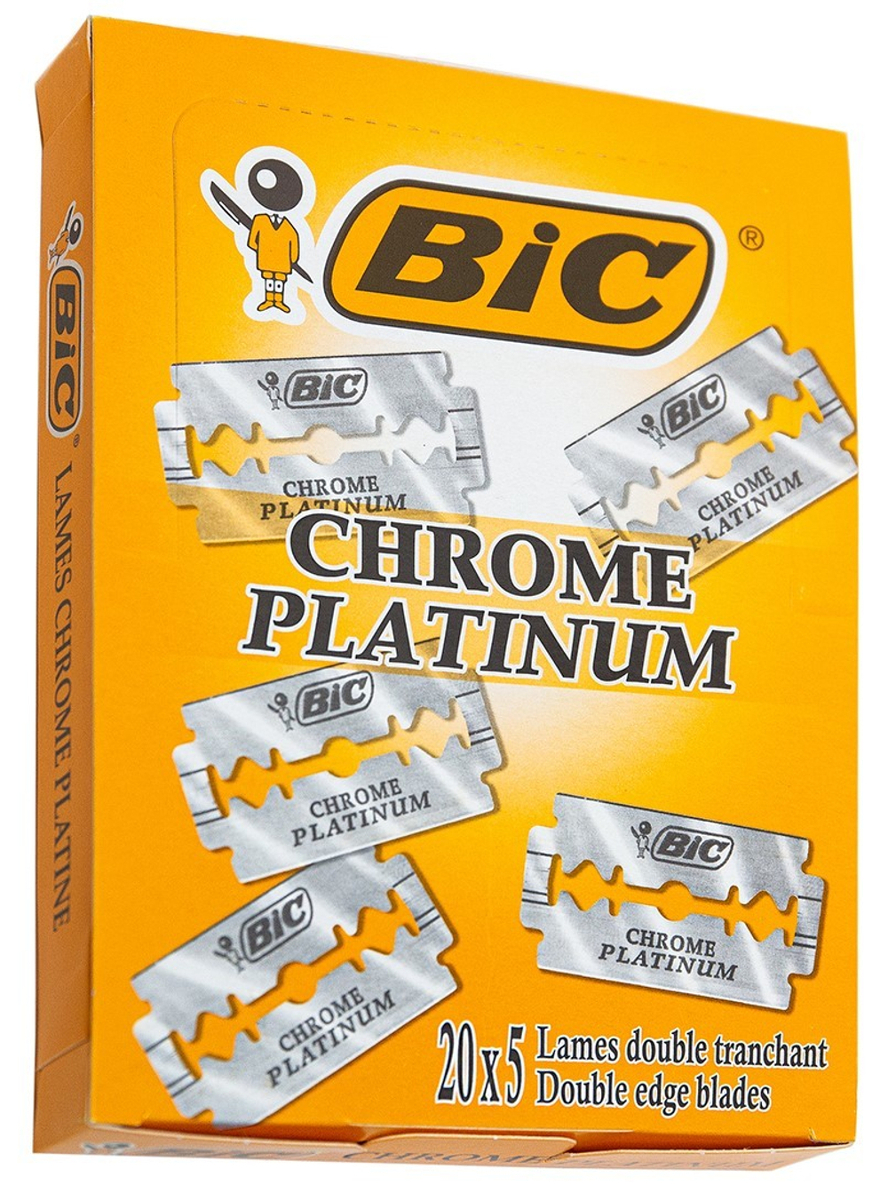 Bic лезвия Bic Chrome Platinum в блоках 20х5 шт