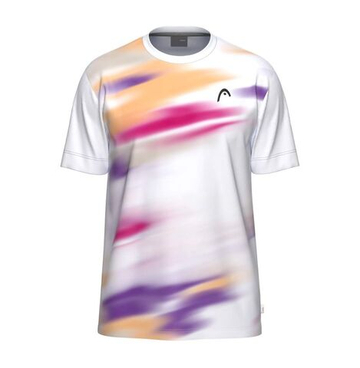 Мужская теннисная футболка Head Blur - white/purple/orange