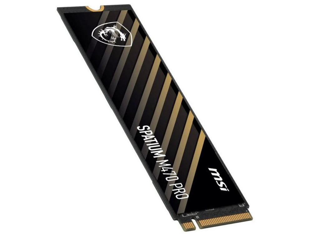 SSD накопитель MSI Spatium M470 PRO 2ТБ, M.2 2280, PCIe 4.0 x4, NVMe [S78-440Q990-P83]
