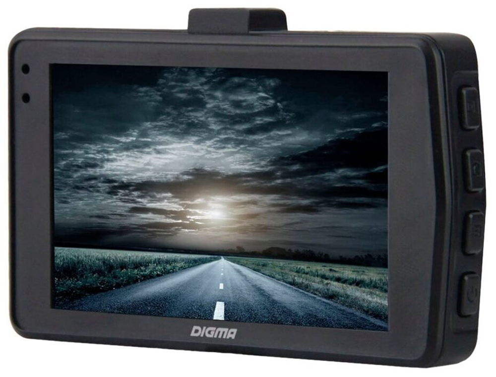 Видеорегистратор Digma FreeDrive 208 Night FHD черный 2Mpix