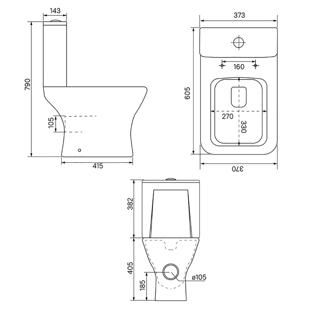 Унитаз-компакт безободковый IDDIS TORRDSEi24 "Torr"прямой вып, сиденье дюропласт,микролифт2-кн арм