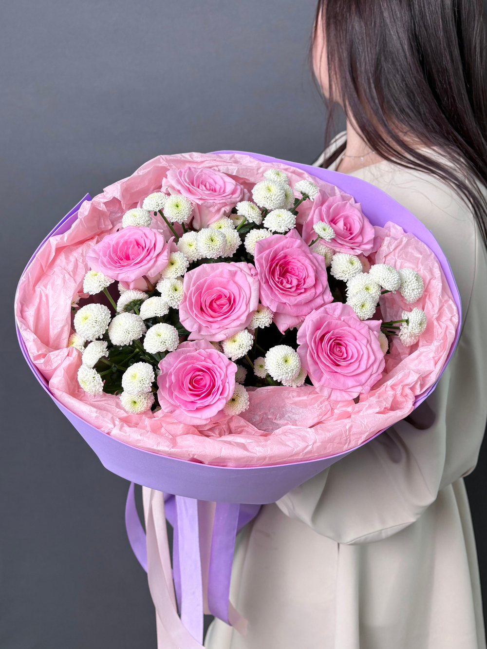 Авторский букет «Нежное прикосновение»