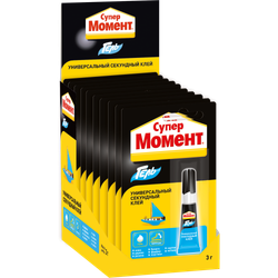 Клей Момент 874569 Супер гель 3 гр. БЛ-1шт. ШБ | Клеи бытовые и универсальные