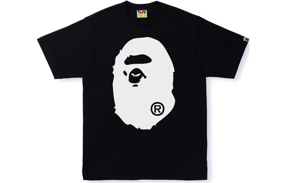 A Bathing Ape Bicolor Big Ape Head Tee Ss22