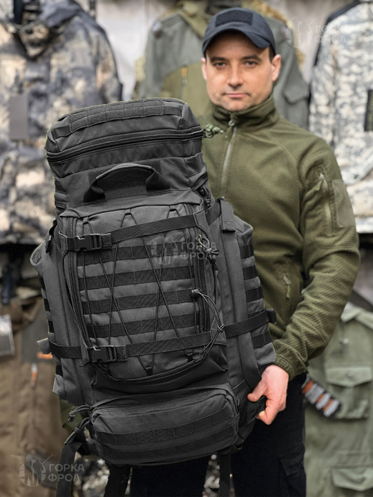 Рюкзак рейдовый 7.62, 100 л, Черный