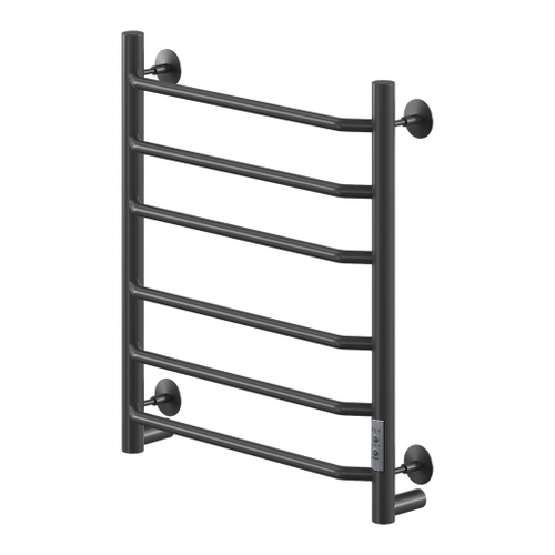 Полотенцесушитель MIXLINE MIRA  60х50 (таймер, 268 Вт, 6 перекладин) электрический ЧЕРНЫЙ