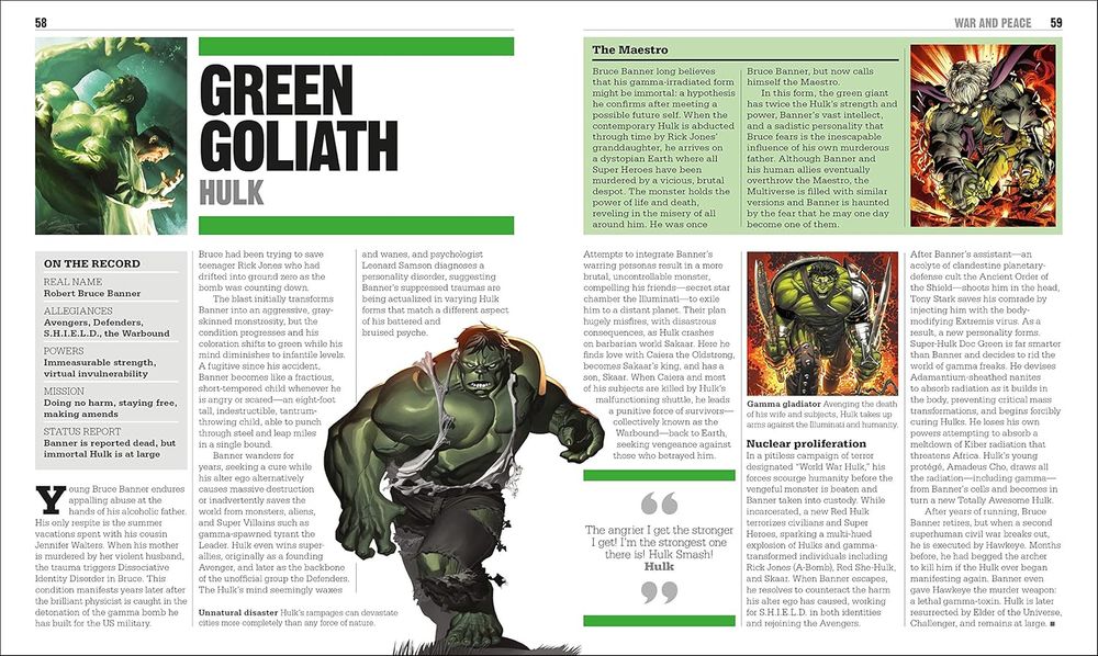 The Marvel Book: Expand Your Knowledge Of A Vast Comics Universe Hardcover