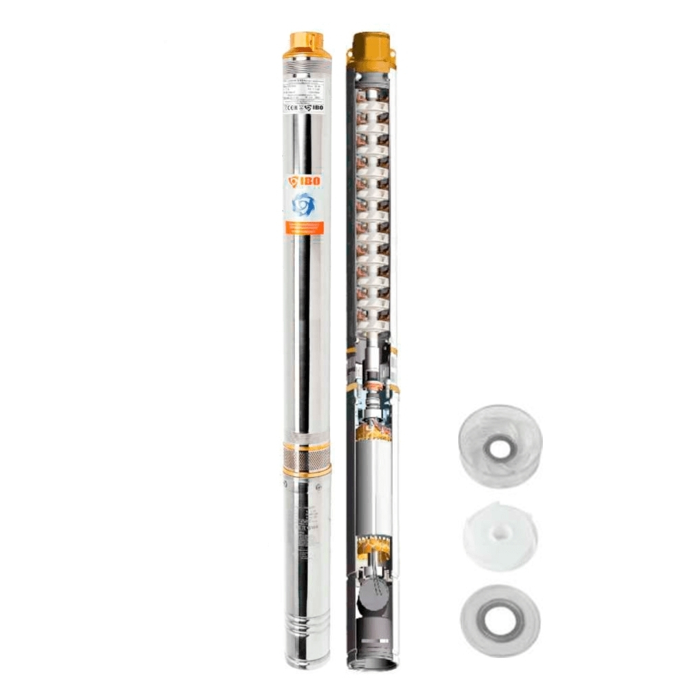 Скважинный насос IBO 3ti20 с кабелем 1.5 метра