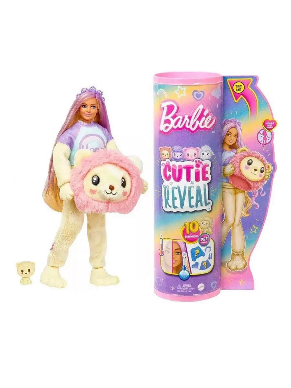 Кукла Барби Кьюти Ривл Cutie Reveal Лев HKR06