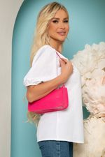 Блуза "Фрея" (вайт) Б5523 LT Collection (Акция)