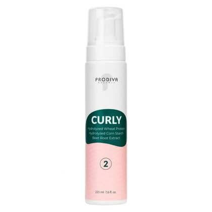 Prodiva Curly Фиксатор нейтрализатор для прикорневого объема и завивки волос 2 Шаг