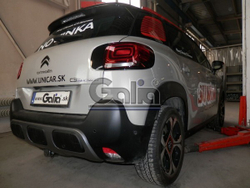 Фаркоп оцинкованный Galia C073A для Citroen C3 Aircross 2018-(паспорт и сертификат в комплекте)(без электрики)