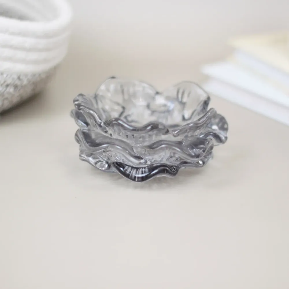 Подсвечник «Роза» 10*4,5 см, Графит Подсвечник «Роза» 10*4,5 см, Графит