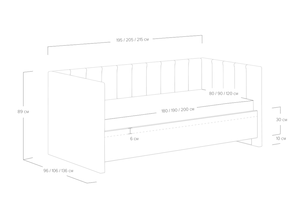 Кровать Alice