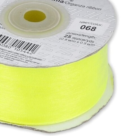 Лента капроновая 3 мм, цв.068 салатов.