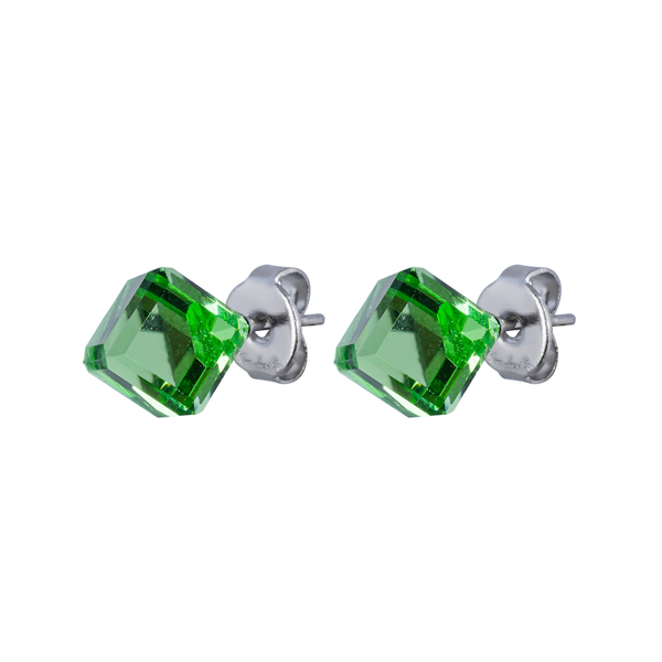 Серьги пусеты Fiore Luna  Peridot SWE2127/2 PE S