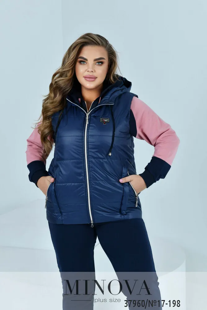 Костюм 17-198-синий-фреза Minova