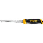 STAYER 160 мм, выкружная ножовка по гипсокартону, Professional (15173)
