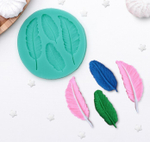 Молд силиконовый 9х8,6х0,8 см "Перышко"