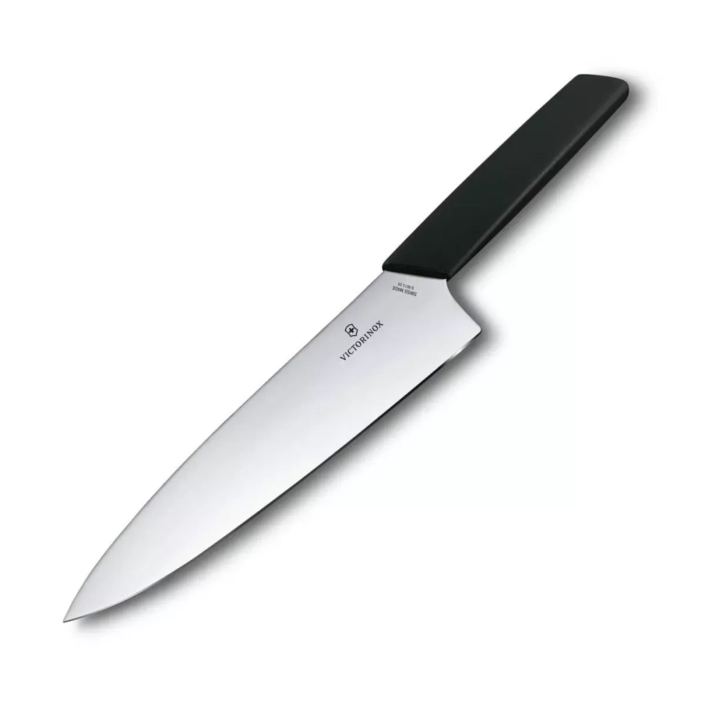 Victorinox - Нож шеф-повара Swiss Modern Knife 20см, черный / артикул   6.9013.20B  / GTIN 7611160092496