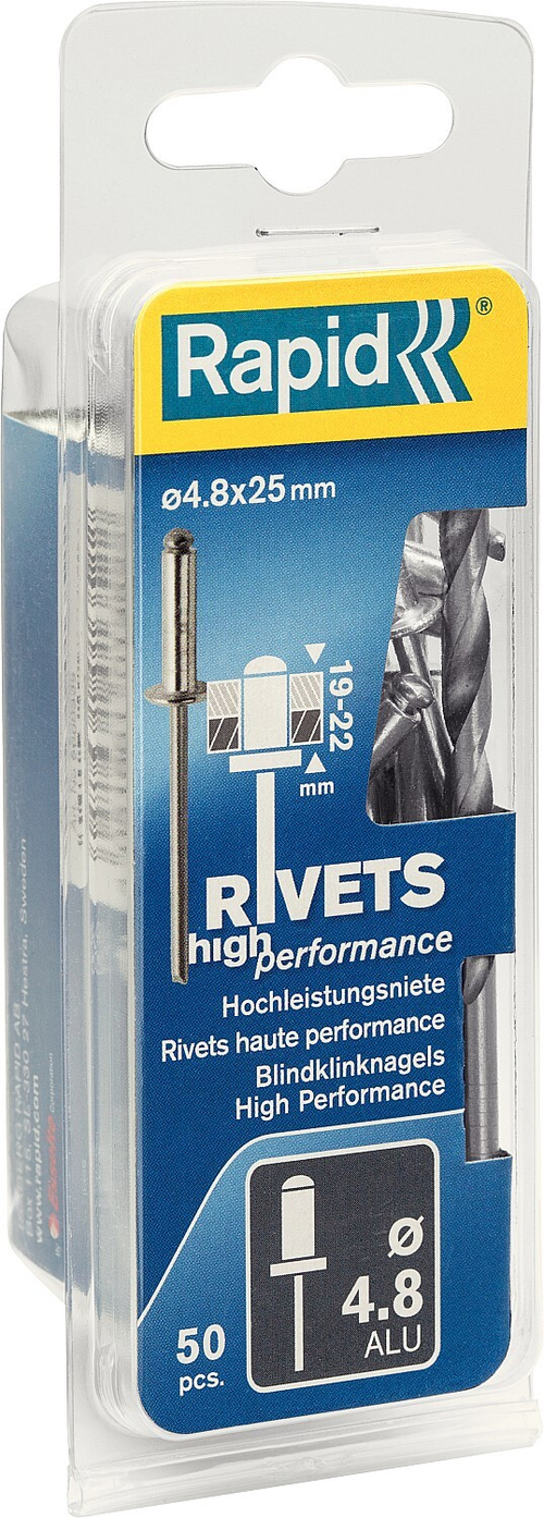 RAPID заклепка из алюминия d4.8x25мм, 50 шт