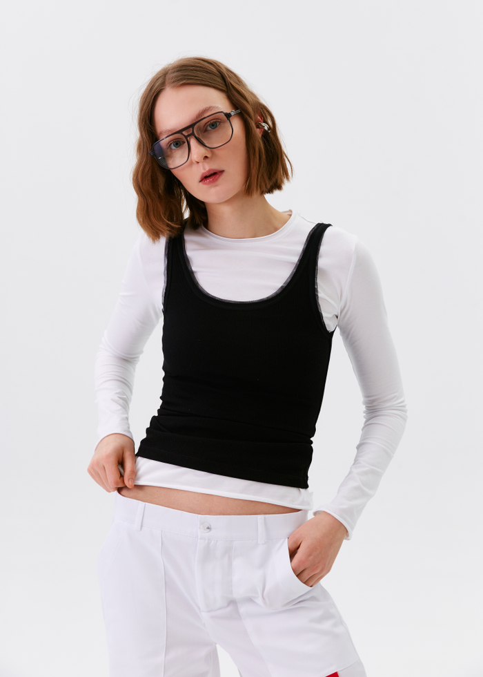 Майка женская Нувола, черный